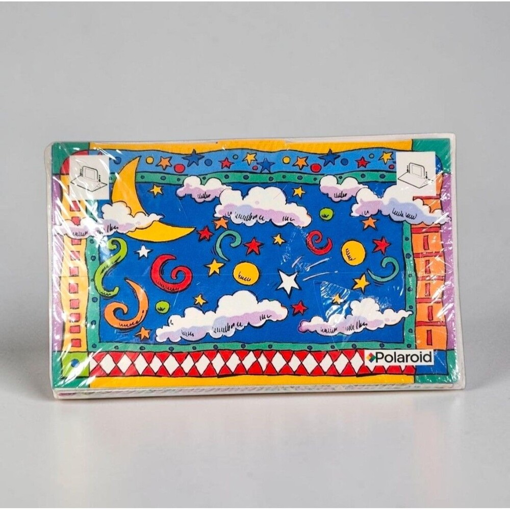 Polaroid Phototaxa Y2K Photo Mailer Display NOS Sealed Stars Moon 2000 Retro